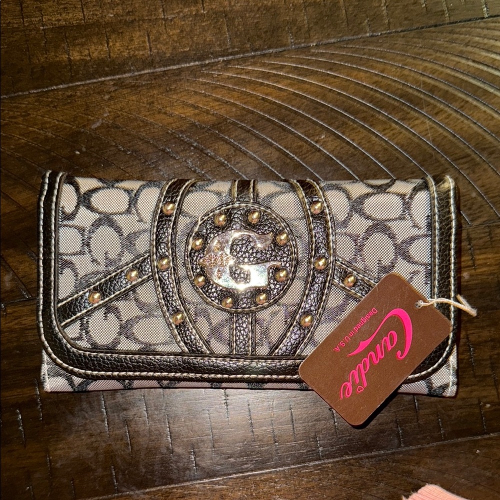 Signature Black & Gray Wallet